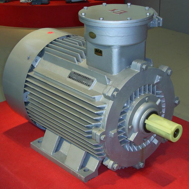 YE2-180L-6防爆电机45°角实拍